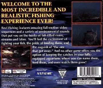 Reel Fishing (US) box cover back